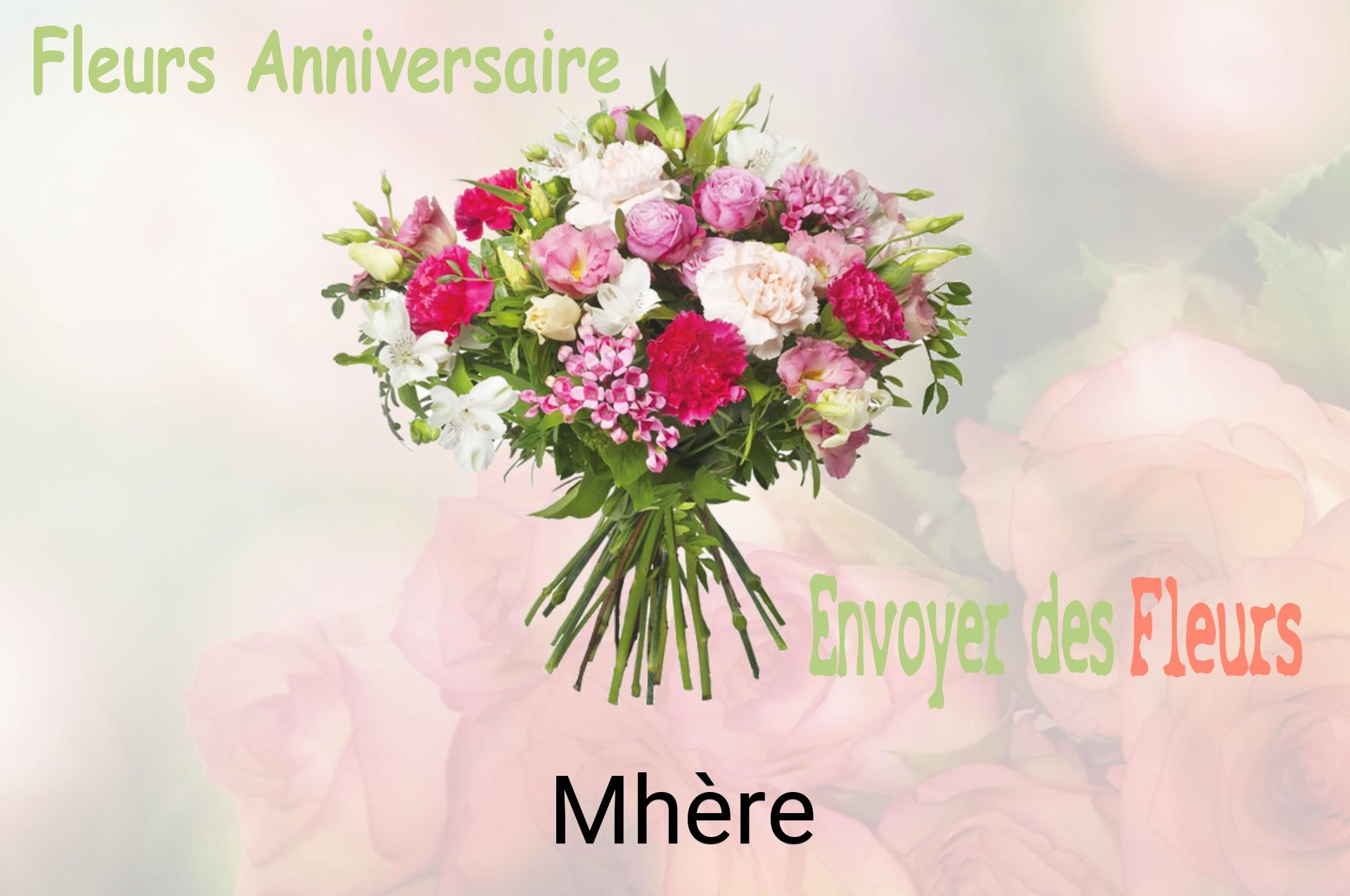 Bouquet de fleurs d’anniversaire livré à Mhère